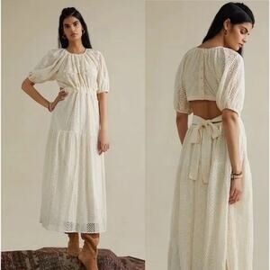 Anthropologie Verb Pallavi Singhee Agenza Lace Maxi Dress, size 10